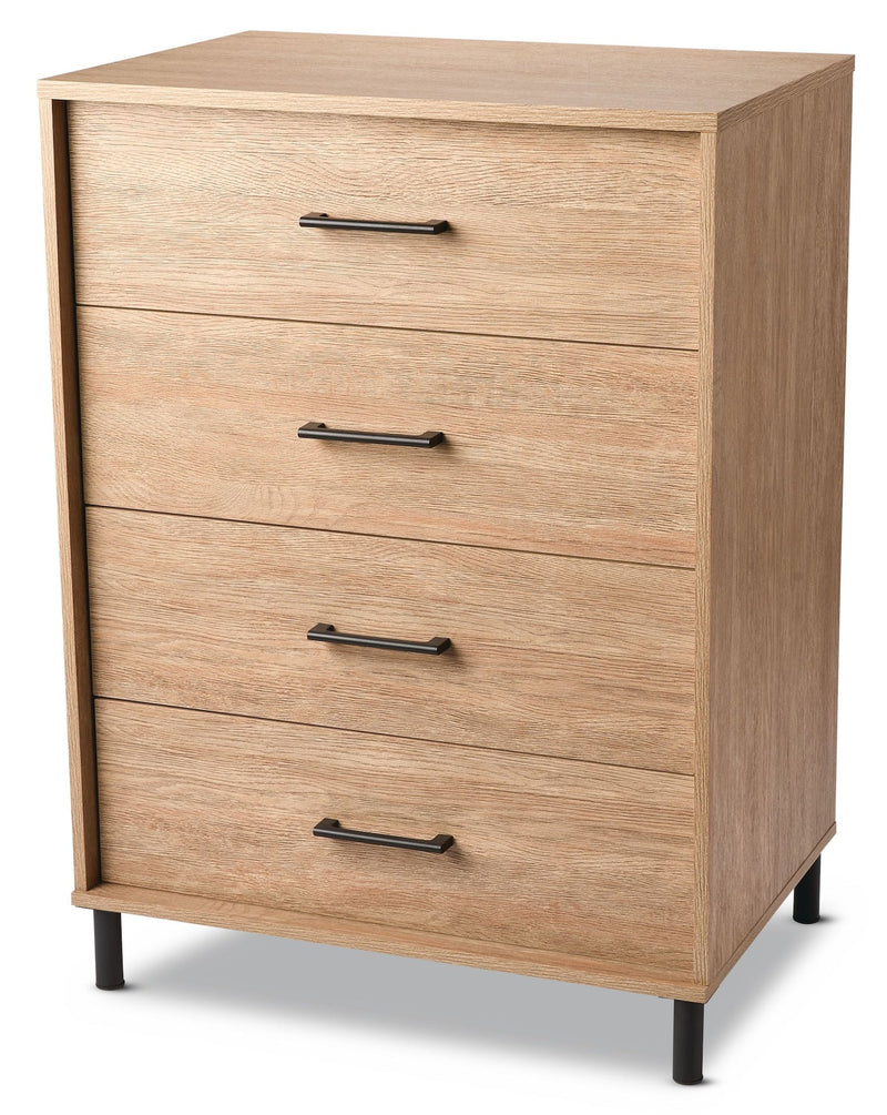 Canvas Sarnia 4-Drawer Dresser Chest, Oak V4191