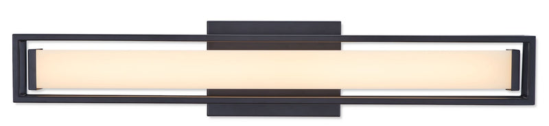 Canvas Slade 1-Light Integrated LED Vanity Light, Black, 24-in Z3801