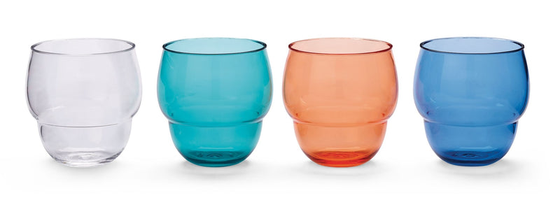 CANVAS Stacking Bubble Glass Set, BPA Free, Dishwasher Safe, Stackable G9674