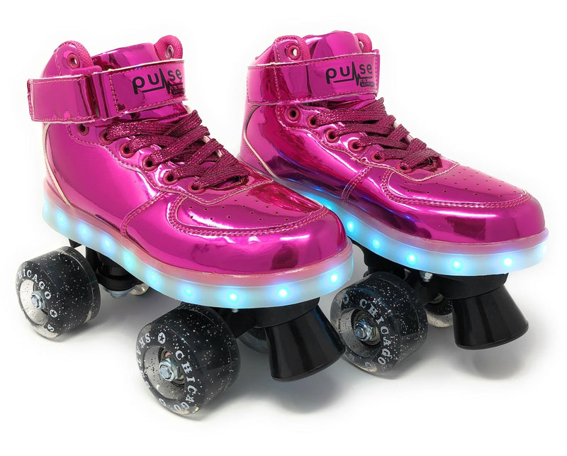 Pulse LED Light Up Rollerskates, Pink Z312
