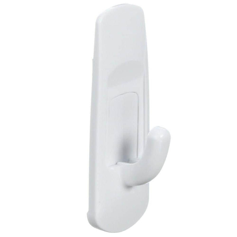 Small Utility Hooks Value Pack with Adhesive Strips, White, 1-lb, 6 Strips per Pack K7949