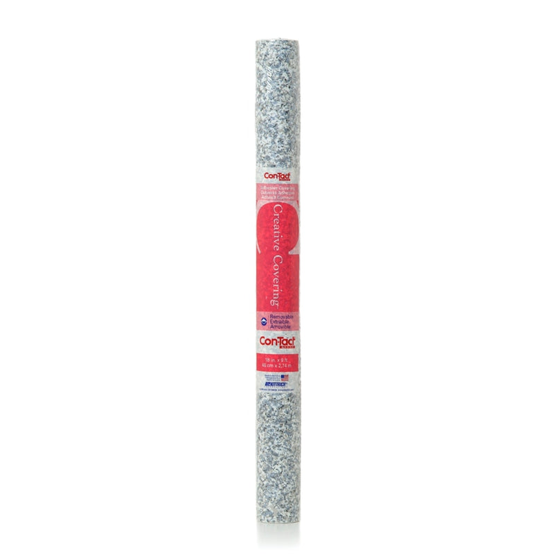 Con-Tact Creative Covering Removable Adhesive Shelf/Drawer Liner, Granite, 18-in x 9-ft P8352