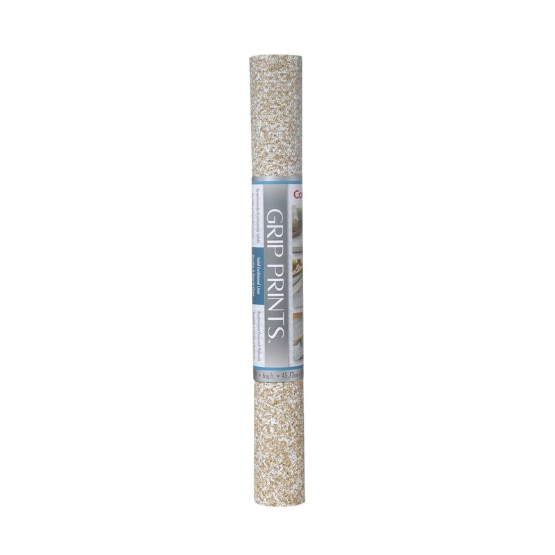 Con-Tact Grip Prints Non-Adhesive Cushioned Shelf/Drawer Liner, Beige Granite, 18-in x 4-ft K1696