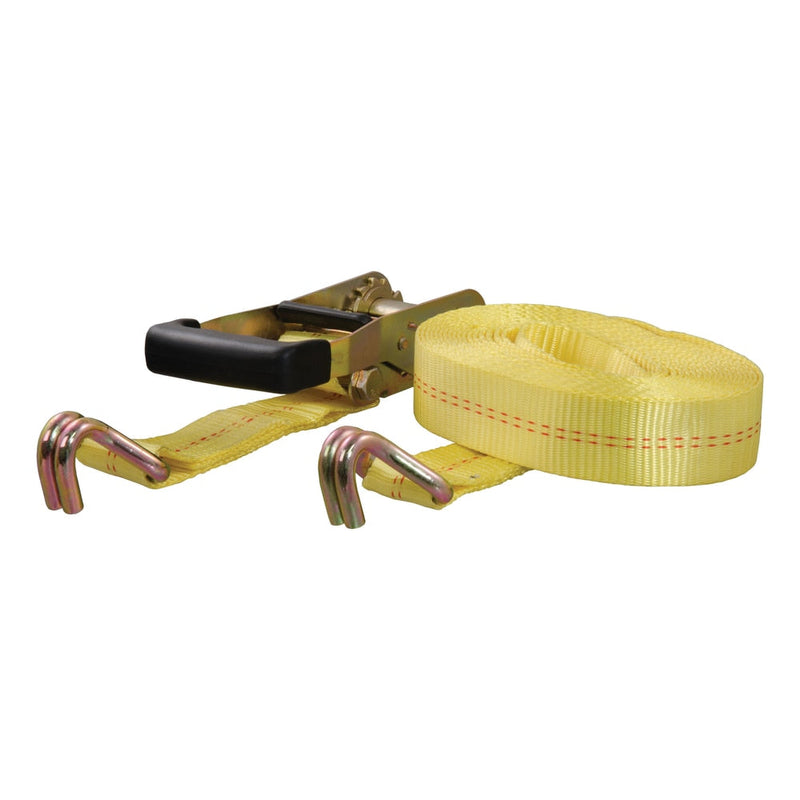 83047 Cargo Strap with J-Hooks, Yellow, 3,333-lb, 27-ft V3168