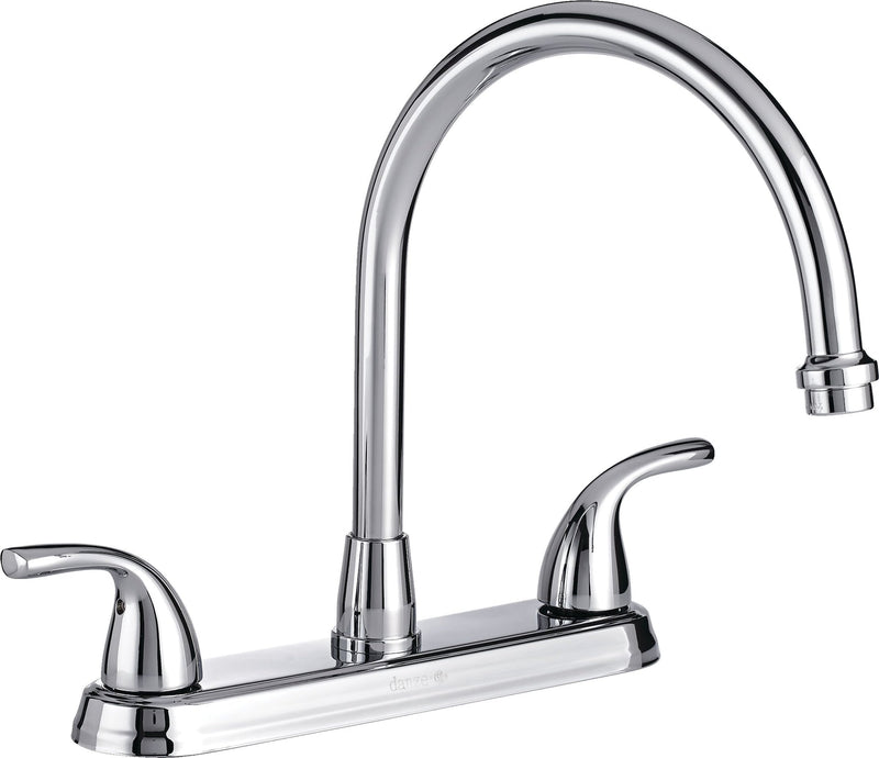 Double Handle High Arc Kitchen Faucet, Chrome V573