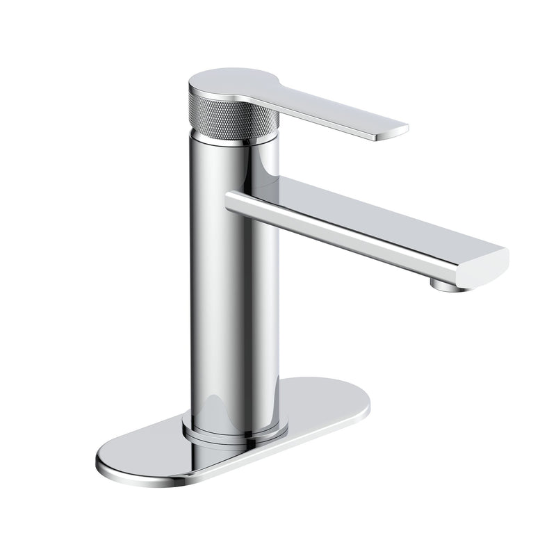 Sia 1-Handle Lavatory Faucet with Knurled Accents, Chrome H3261