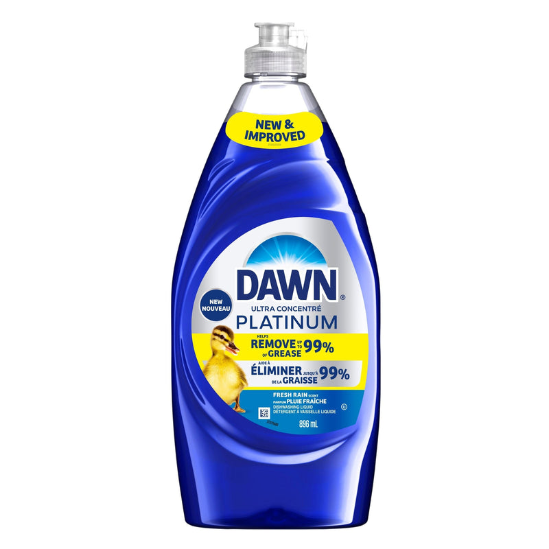 Platinum Liquid Dish Detergent, Refreshing Rain, 896-mL Q5344