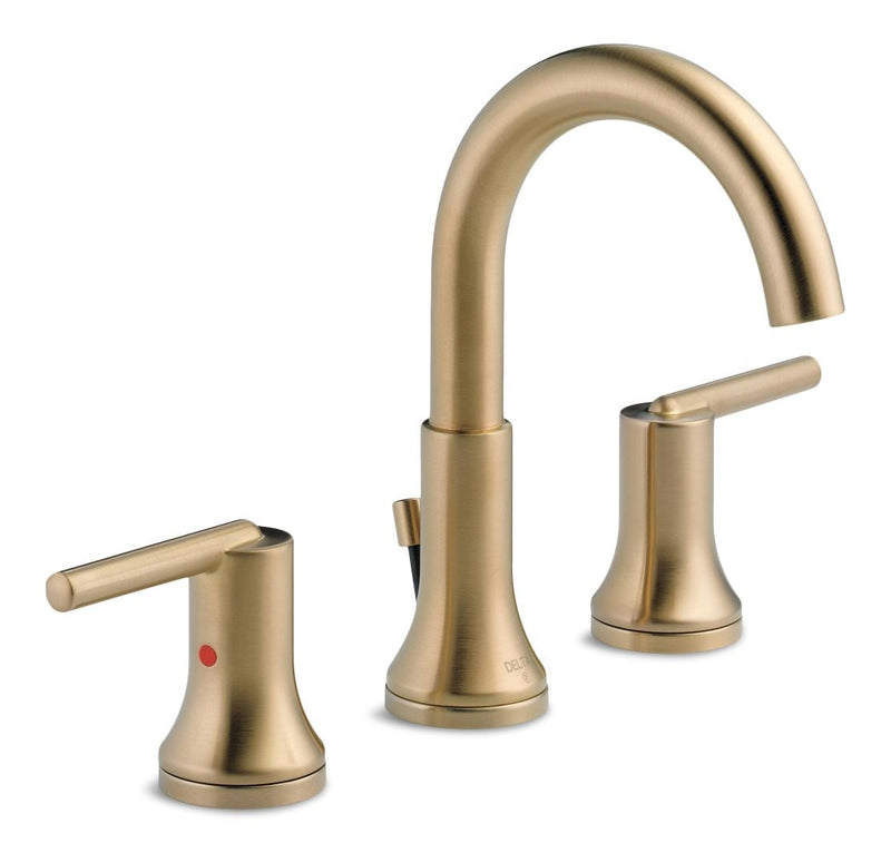 2-Handle Widespread Faucet, Champagne Bronze Q5753