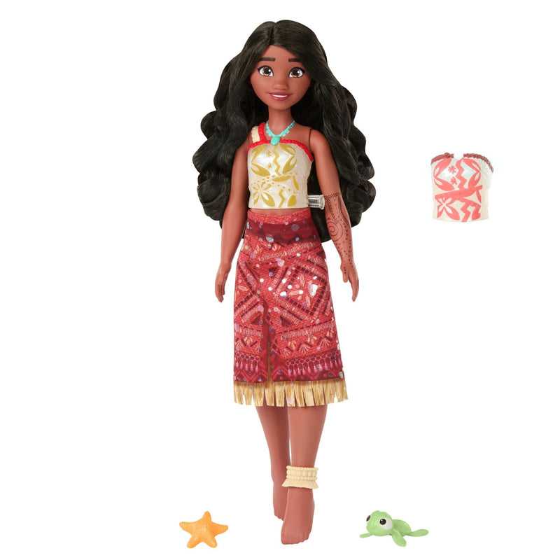 Princess Moana 2 Swimming Tautai Moana Fashion Doll for Ages 4+ J7687