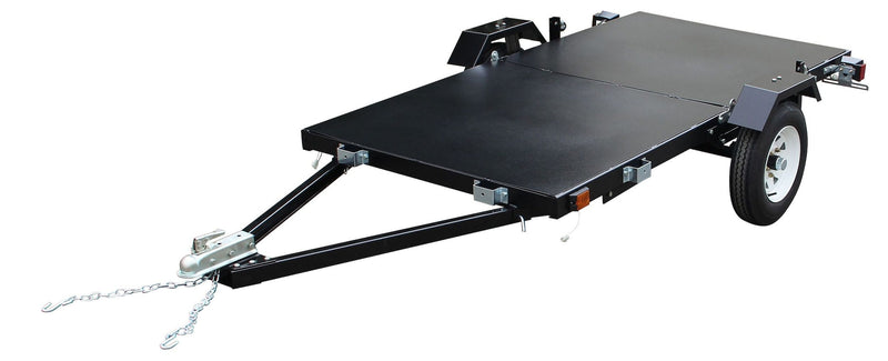 4x8-ft Single-Axle Folding Utility Trailer with 2-in Ball Coupler C5121