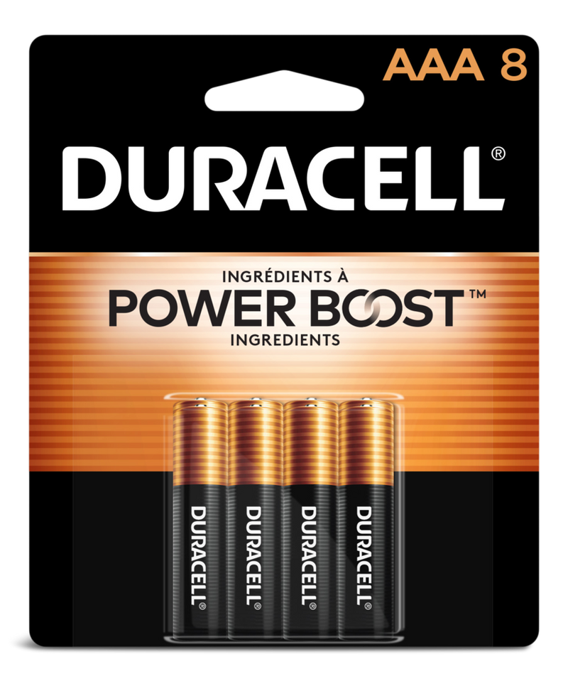 Coppertop AAA Alkaline Batteries, All Purpose, 8-pk Z3294