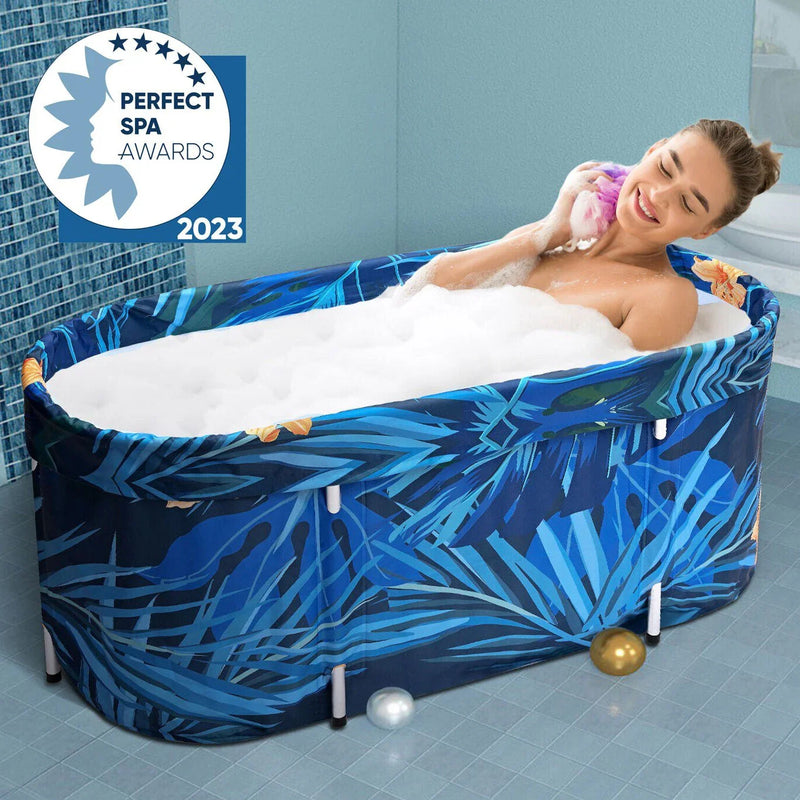 De-Stress 2023 Large Portable Folding Soaking Bathtub For Adults D9022