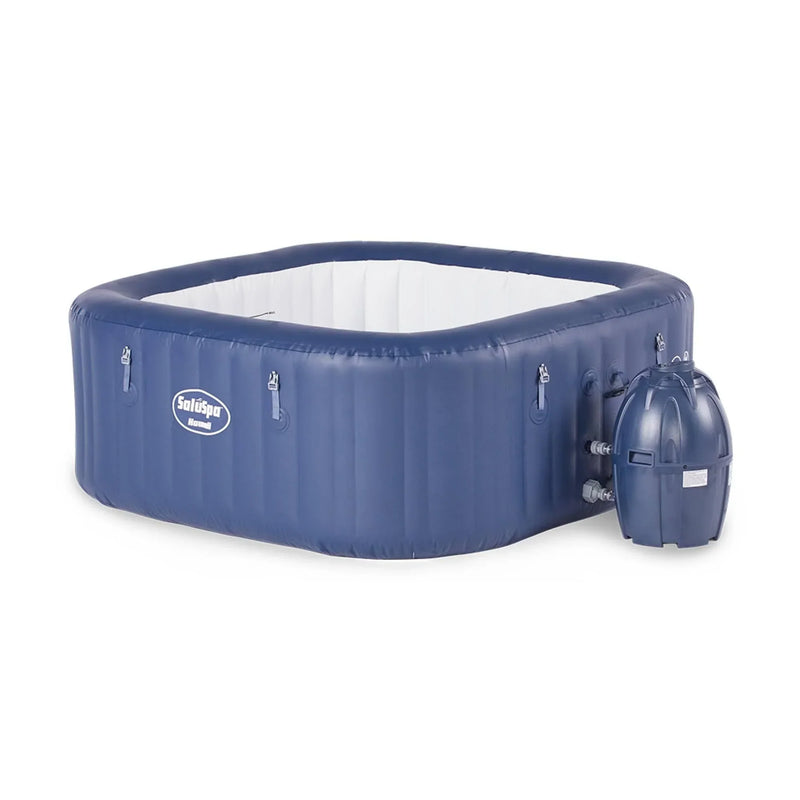6 Person Inflatable Tub Spa with Pump, Blue T5093