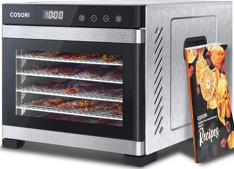 COSORI Food Dehydrator for Jerky, Large Drying Space with 6.48ft虏, 600W Dehydrated Dryer O7576