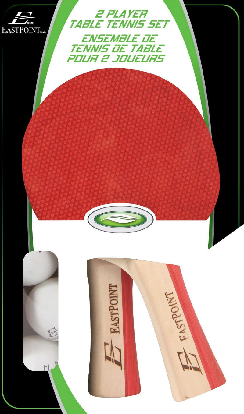 2-Player Table Tennis/Ping Pong Set with Paddles/Rackets & Balls, 5-pc O7318