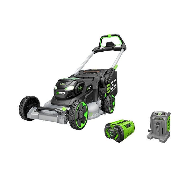 1100 Series Mower 22" Aluminum Deck Select Cut Self-Propelled with 10.0Ah Battery& 700W Turbo Charger C8774