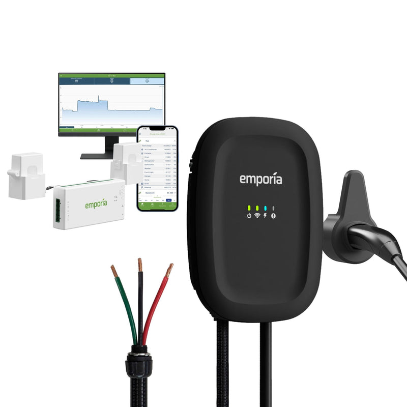 48A Wi-Fi Level 2 Hardwired NACS EV Charger with Load Management V9965