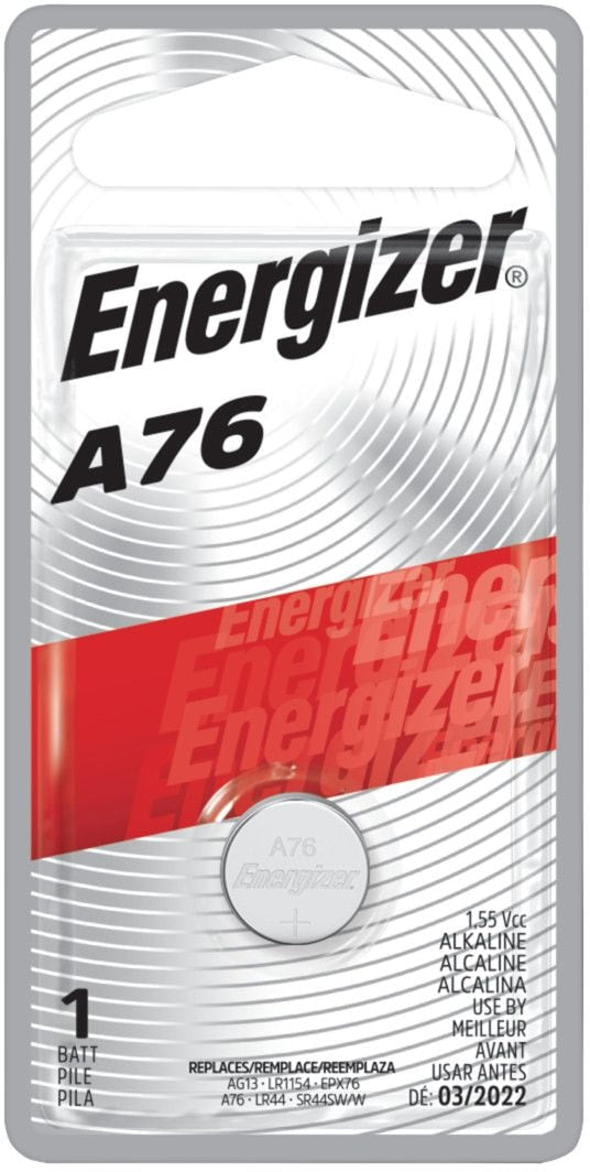 1-pk A76 LR44 1.5V / 1.5 Volt Alkaline Miniature Battery, Long Lasting K95