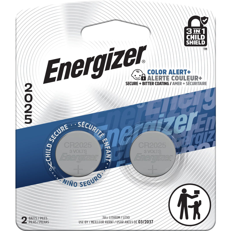 2-pk CR2025 3V / 3 Volt Lithium Coin Cell Batteries, Long Lasting I8868