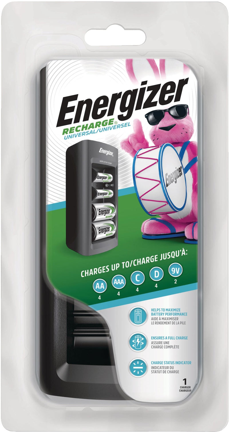 CHFC Universal Battery Charger For NiMH Rechargeable Batteries, AA/AAA/C/D/9V I4952