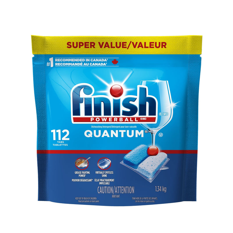 Powerball Quantum Dishwasher Detergent Tabs Super Value Pack, Fresh Scent, 112-pk Z9454