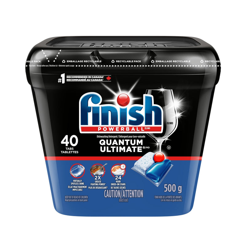 Quantum Ultimate Dishwasher Detergent Tabs, Fresh Scent, 40-pk L5260