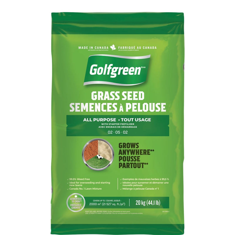 All Purpose Grass Seed with Starter Fertilizer, 20kg M3622