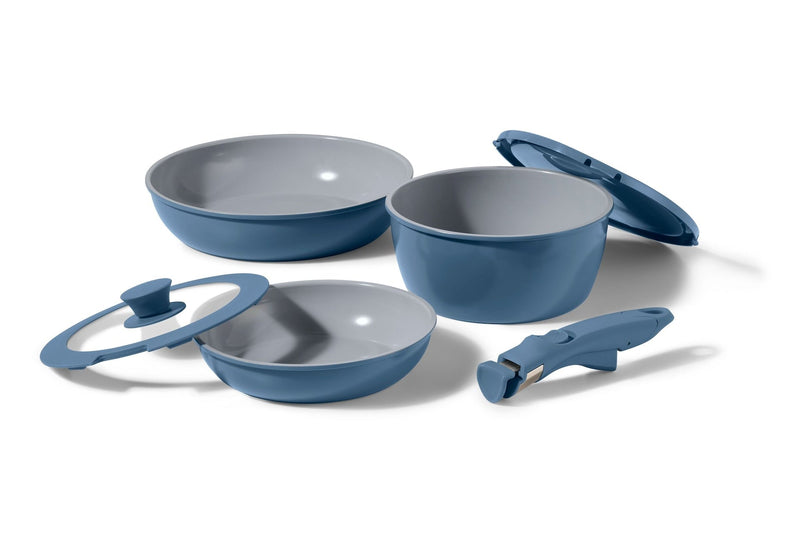 The Rock O Natural Kitchen Set with Detachable Handles, 6-pc D7653