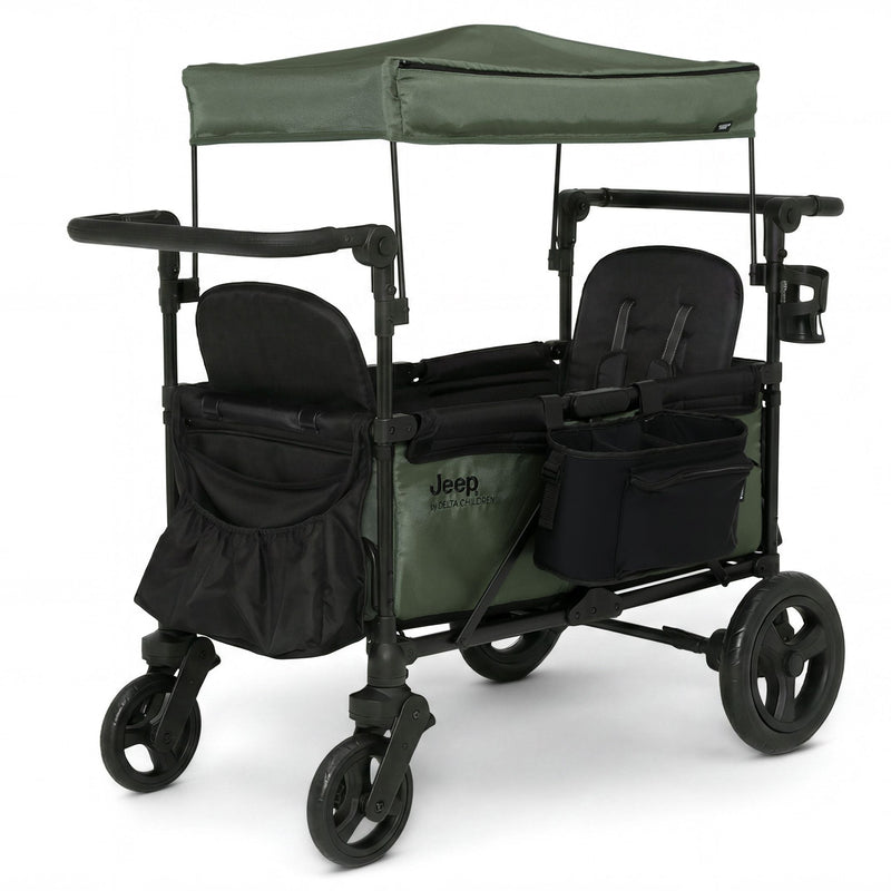 Deluxe Wrangler Wagon by Delta Children, Olive Green P6758