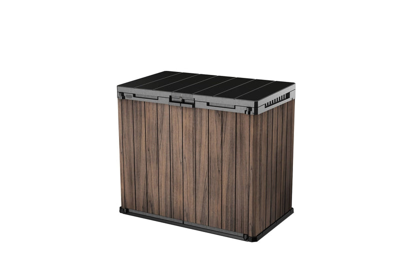 Darwin 2-Door Horizontal Outdoor Storage Shed, Brown, 303-Gal Y6315
