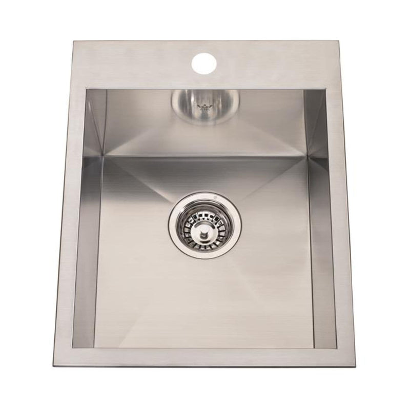 1-Hole/1-Bowl Dual Mount Stainless Steel Sink Q8569