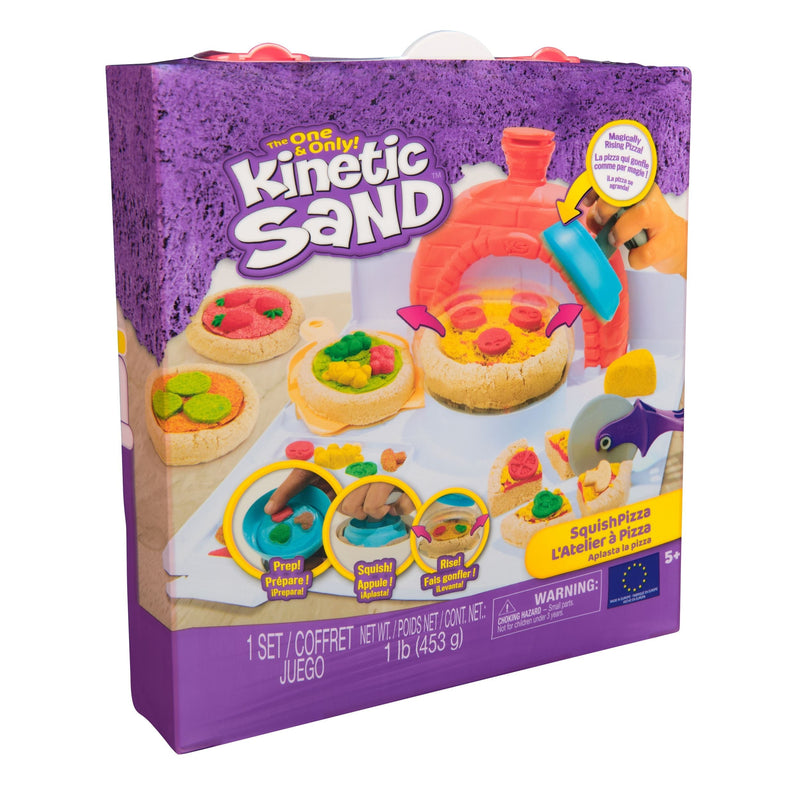 Sand 4-Colour SquishPizza Set with Rising Action D6343