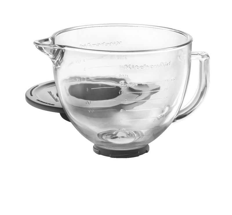 Artisan Tilt-Head Stand Mixer Bowl with Measurement Markings & Lid, 5qt P6092