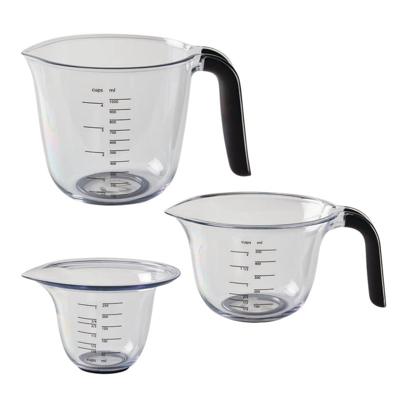 Plastic Measuring Cup Set, 3-pc X1185