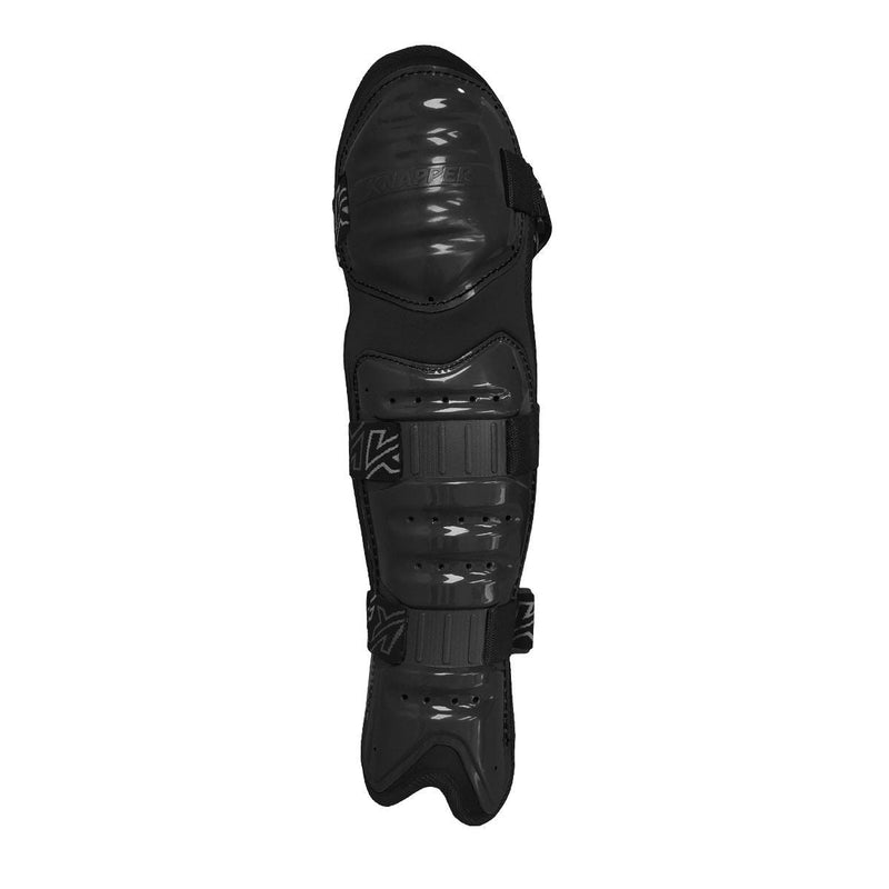 AK3 Dek Hockey Shin Guards, Black, Assorted Sizes P4929