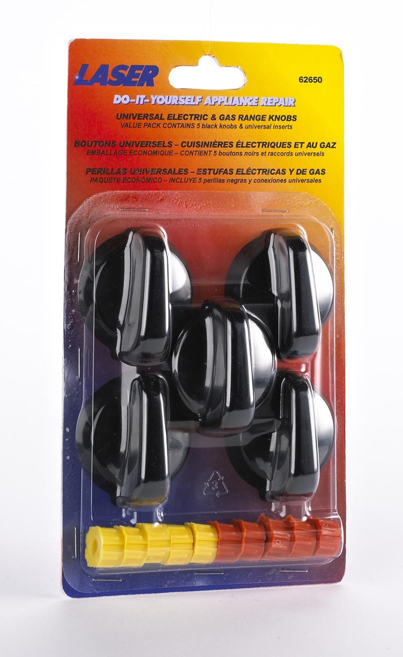 62650/2 Universal Electric/Gas Stove Replacement Dial Kit, Assorted Q7755
