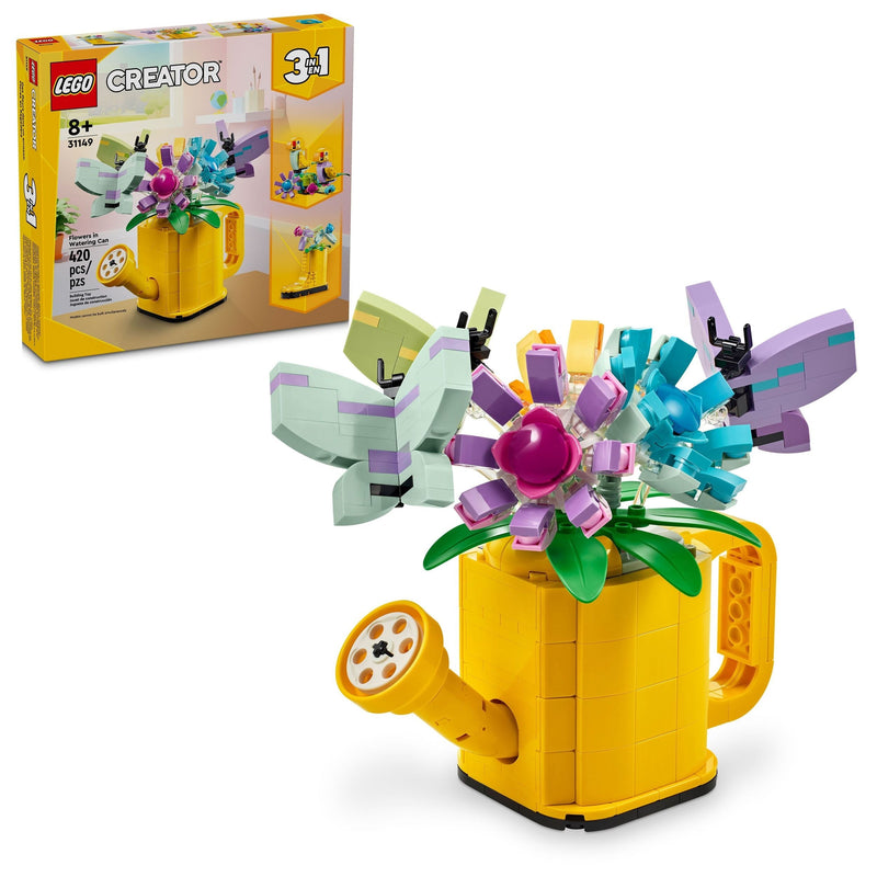 Creator 3-in-1 Flowers in Watering Can - 31149, 420-pcs, Ages 8+ Q3912