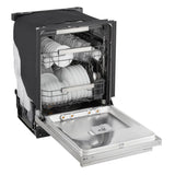 LG 24 in. Smart FlushFit Top Control Dishwasher with QuadWash Pro
