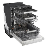 LG 24 in. Stainless Steel FlushFit Top Control Dishwasher with AutoVentDry and Floor Status Indicator