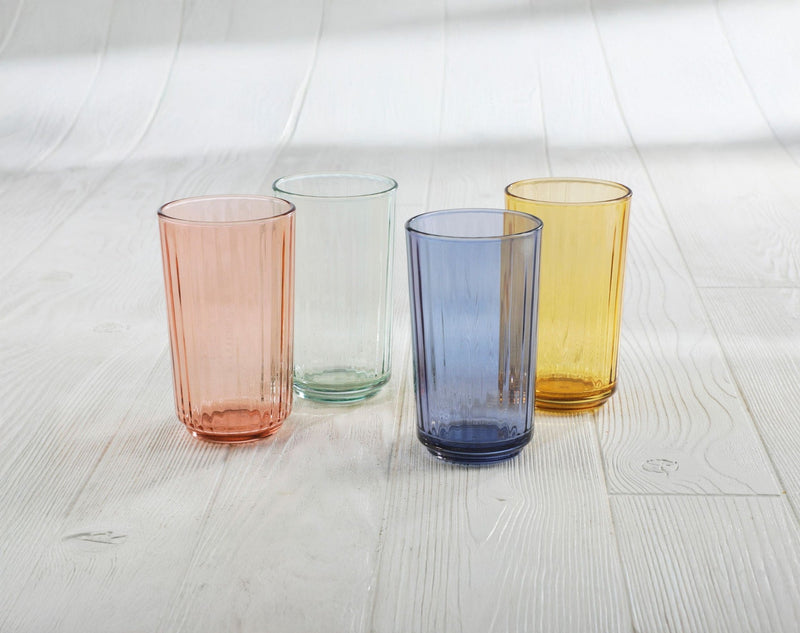 Panello Mixed Colour Highball Glass Set, 4-pk C4674