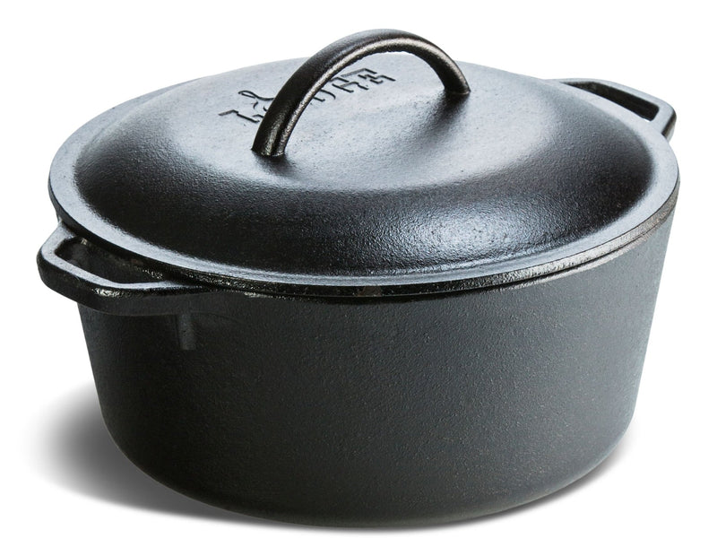 Seasoned Cast-Iron Dutch Oven, 5-qt T3347