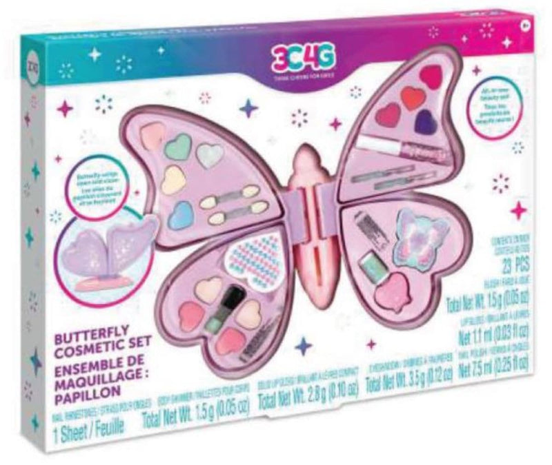 All-in-One Butterfly Cosmetic Case for Ages 8+ K902