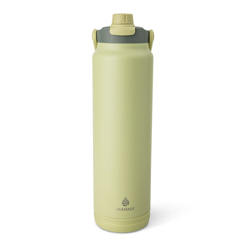 Avalon Eco Stainless Steel Insulated Bottle, 40-oz, Moss, with Handle Y1383