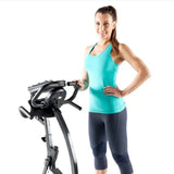 Marcy Foldable Exercise Bike with High-back Seat