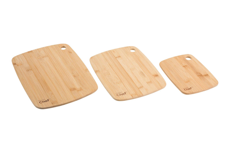 Bamboo Cutting Board, Assorted Sizes, 3-pk F1999
