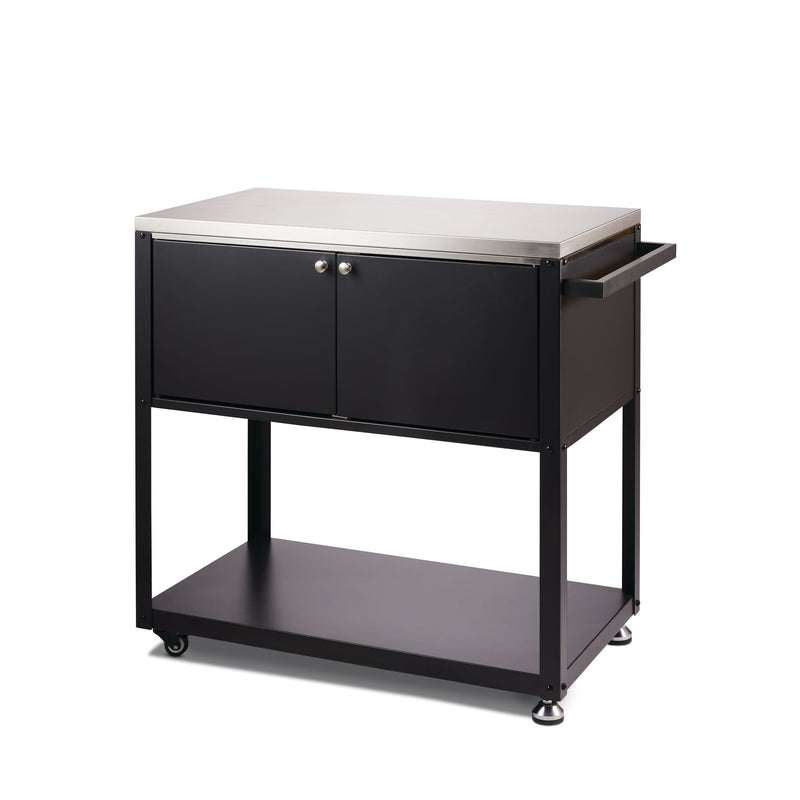 Stainless Steel Outdoor Mobile Prep & Storage Cart for BBQ C711