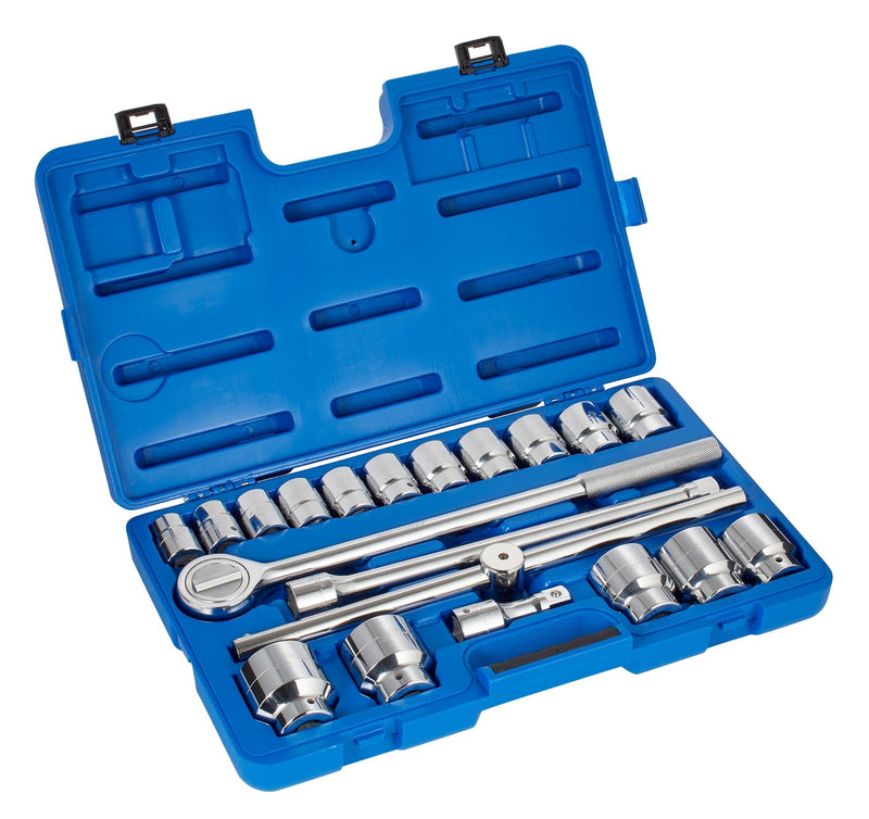 Socket Set 20-pc, 3/4-in Drive, SAE, Steel, Chrome K9717