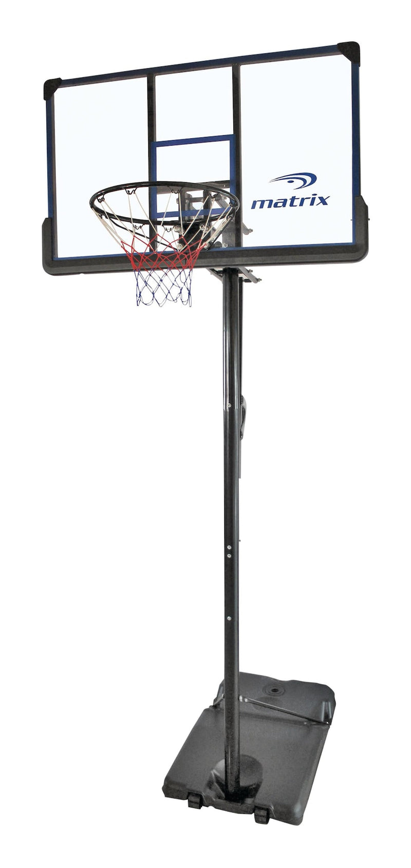Portable Adjustable Basketball Backboard, Hoop & Net System, 48-in C1453