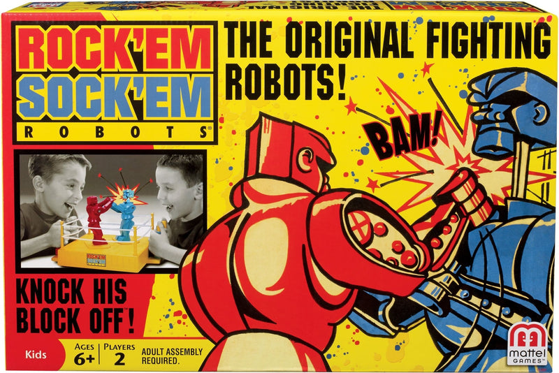 Rock 'Em Sock 'Em Robots Classic Boxing Match Game for Kids, Ages 6+ X7142