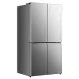 33 in. 22.8 cu ft. Stainless Steel Counter Depth Bottom Mount Refrigerator with Auto Ice Maker in Freezer